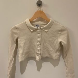 Cream sweater from Princess Polly